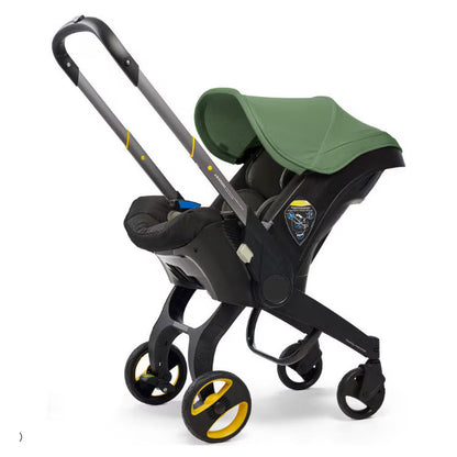 Carucior pentru Bebelusi, Travel, 2 in 1, At Performance, 0-13 kg, 0-18 luni, Negru cu Khaki