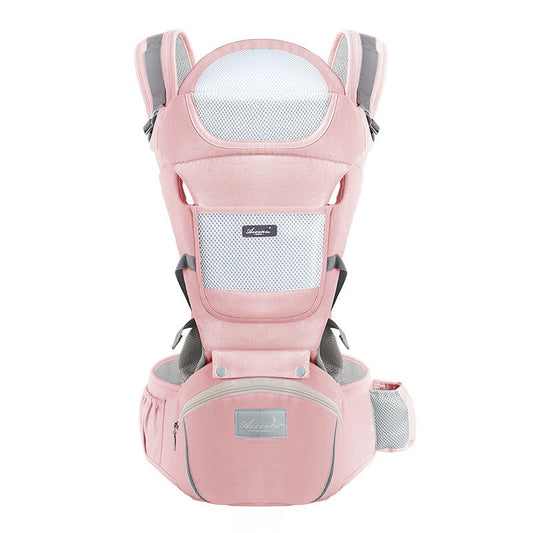 Marsupiu Multifunctional pentru bebelusi cu suport lombar, At Performance, Bumbac, 9 in 1, Varsta 0-36 luni