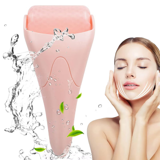 Ice Roller pentru Față și Ochi, Masaj Facial cu Efect de Răcire pentru Reducerea Aspectului Umflat și a Cearcănelor