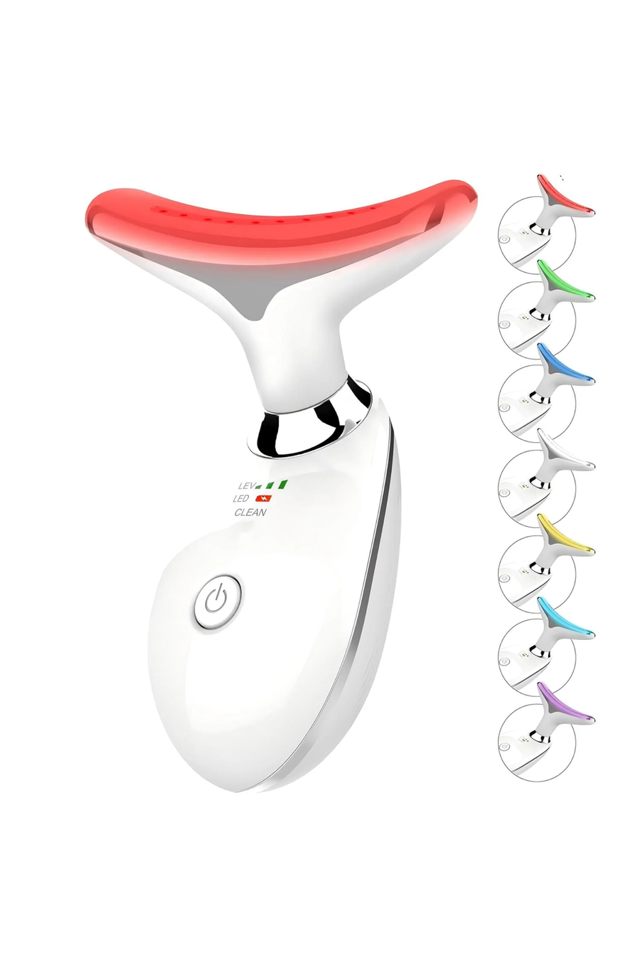 Aparat Cosmetic pentru Fata si Gat cu LED 7 Culori si EMS – Masaj Lifting & Ingrijire pentru Fermitatea Pielii