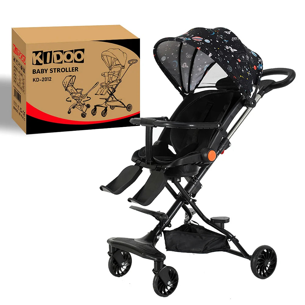 KIDOO Vezi toate produsele Cărucior Sport Pliabil Reversibil 360° KIDOO KD-2012, Compact, Ușor, Copii 6–36 luni