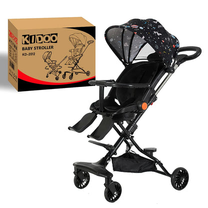 Cărucior Sport Pliabil Reversibil KIDOO KD-2012 – 360°, Compact, Copii 6–36 luni