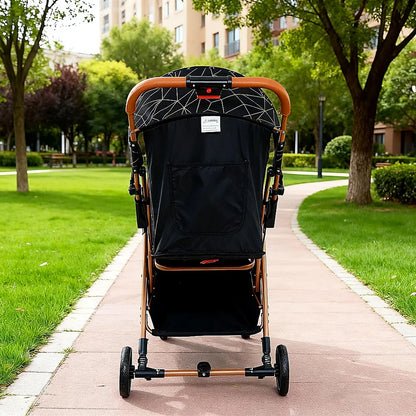 Cărucior pentru copii KIDOO 6607 pliabil, spătar reglabil, copertină mare, 0-36 luni, max. 22 kg