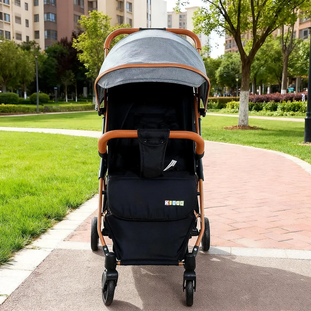 Cărucior pentru copii KIDOO 6607 pliabil, spătar reglabil, copertină mare, 0-36 luni, max. 22 kg