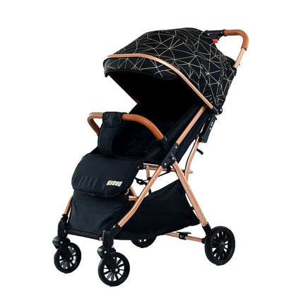 Cărucior pentru copii KIDOO 6607 pliabil, spătar reglabil, copertină mare, 0-36 luni, max. 22 kg