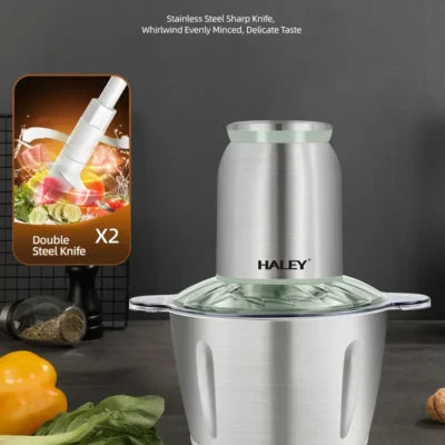 Tocător electric HALEY HY-1238, 500W, bol inox 3L, imagine 10